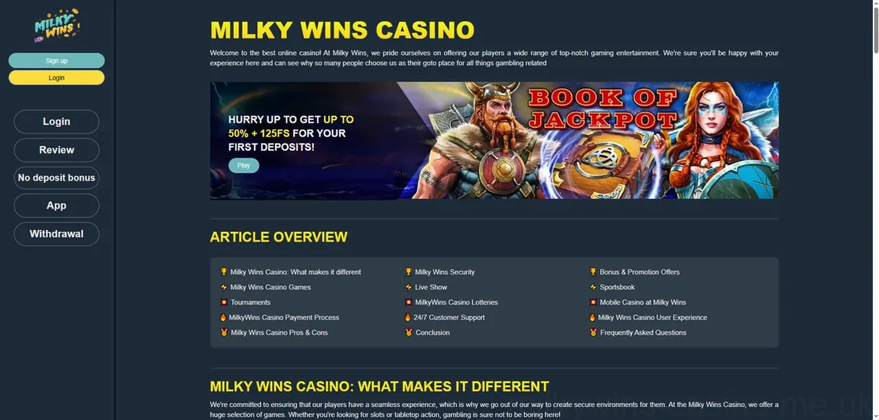 Milkywins Casino Casino
