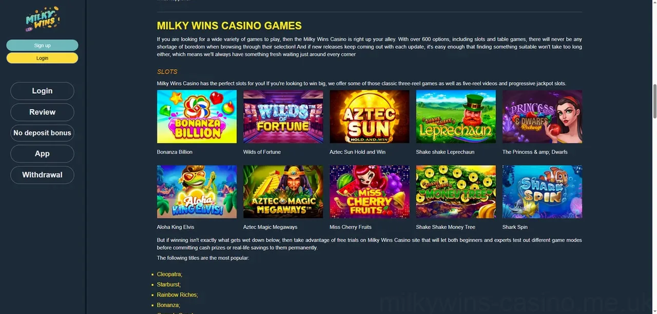 Milkywins Casino Casino